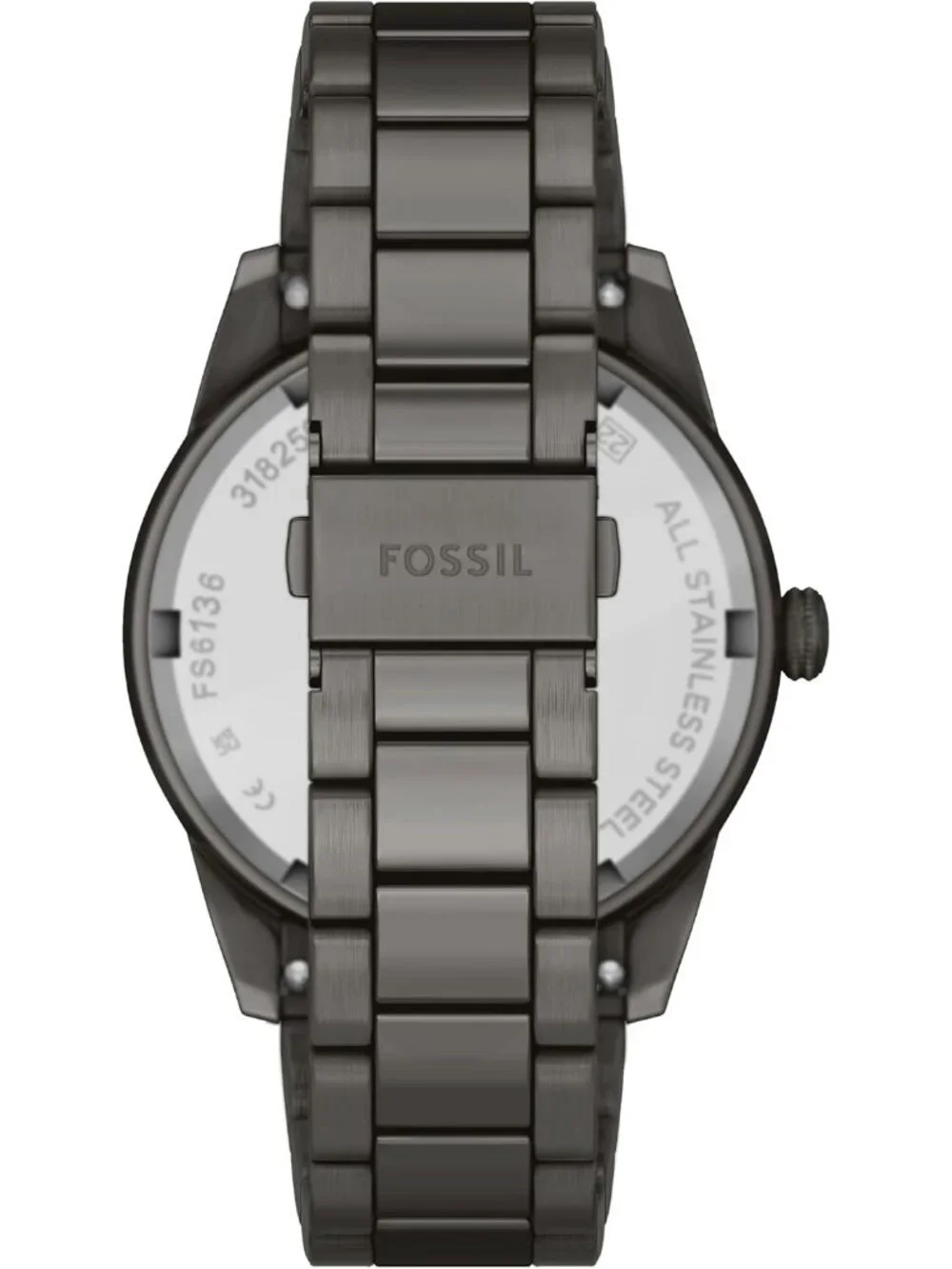Men's Gunmetal/Black Pearson Multifunction Stainless Steel Case Wrist Watch